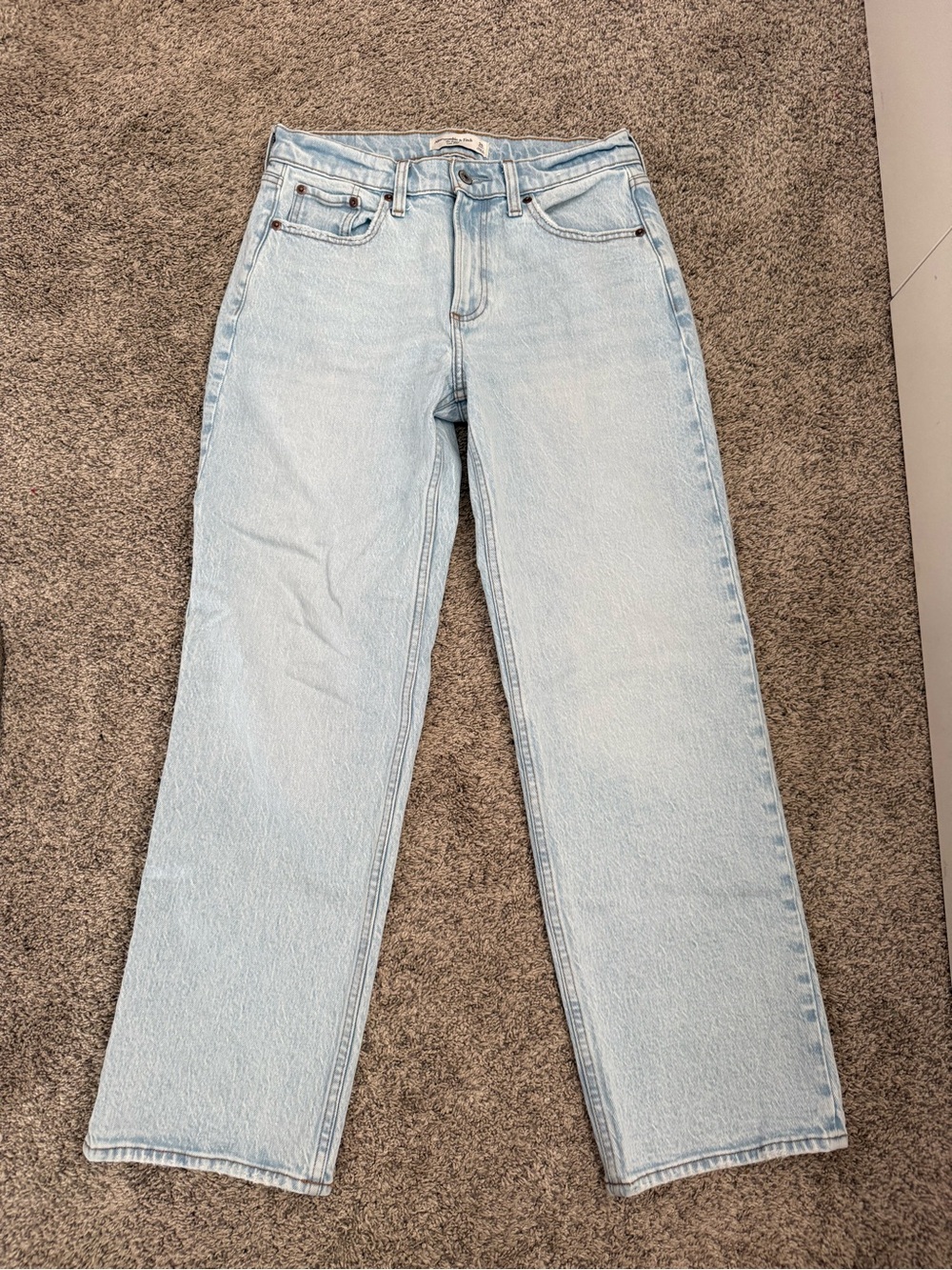 Abercrombie baggy low rise jeans size 25 short